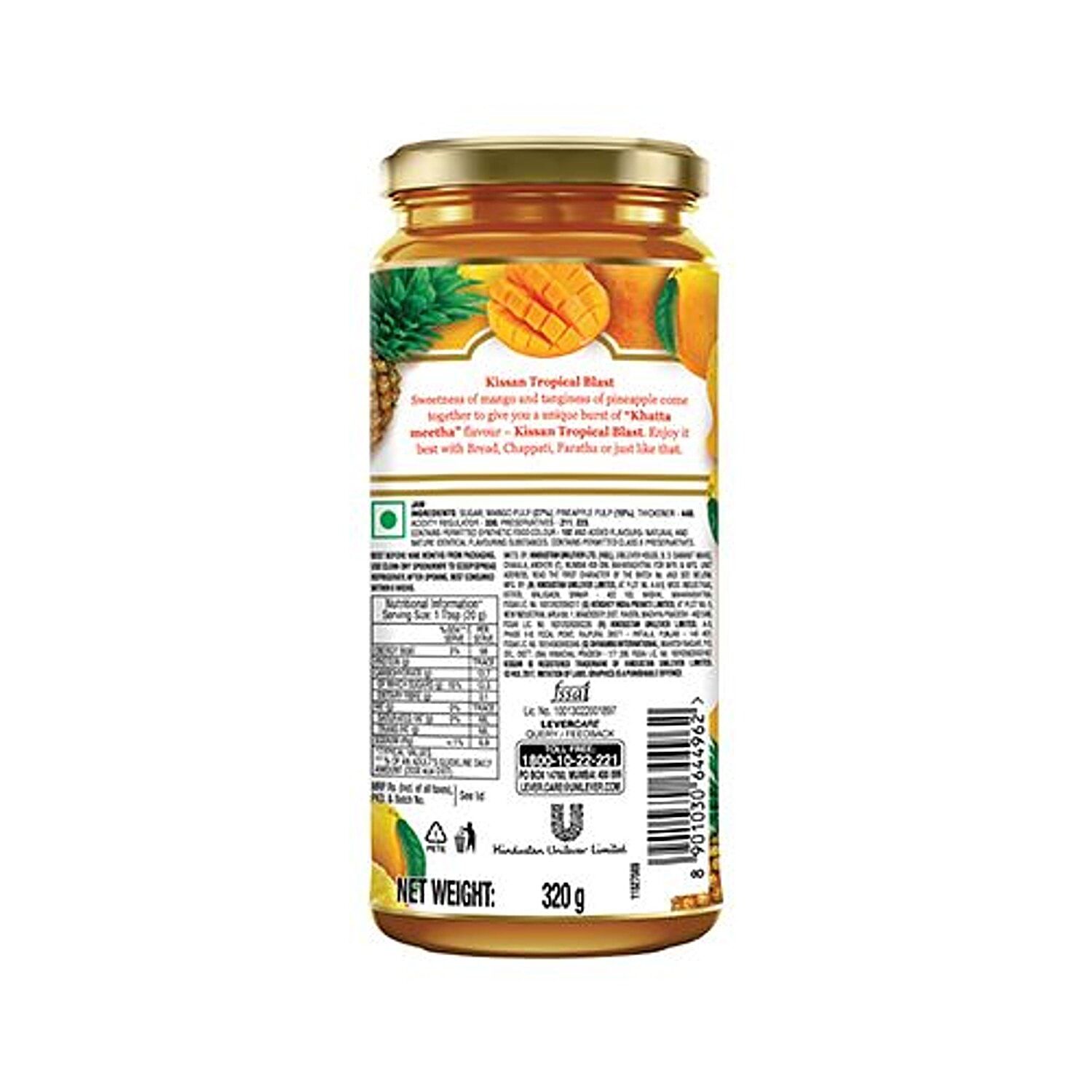 Kissan Jam - Tropical Blast, 320 G