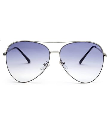 YourSpex - Silver Pilot Sunglasses ( Pack of 1 )