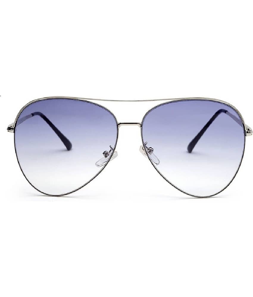 YourSpex - Silver Pilot Sunglasses ( Pack of 1 )