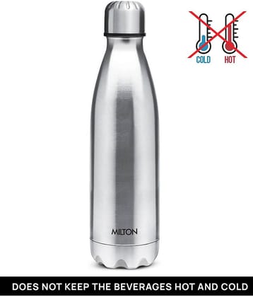 Milton - SHINE 1000 Silver Water Bottle 900 mL ( Set of 1 )