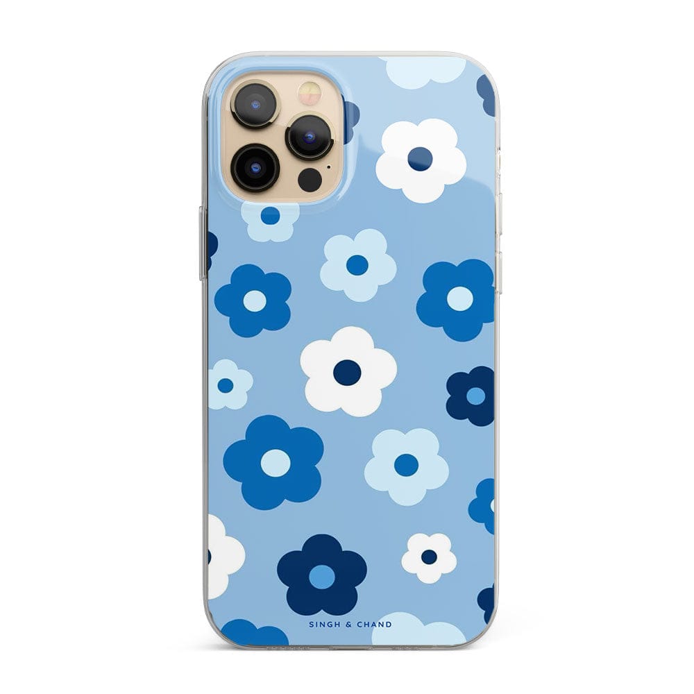 Blue Floral Dream 2.0 Silicon Phone Case
