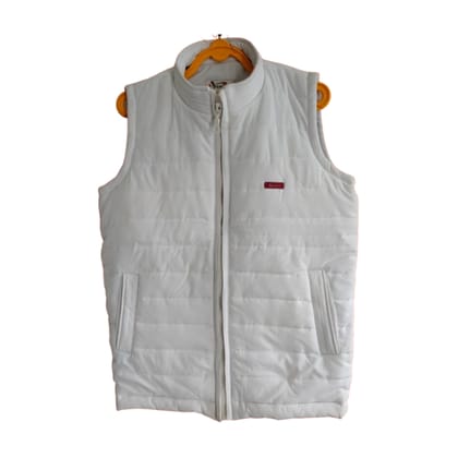 White Color Half Jacket for Men , Heavy  Winter XL