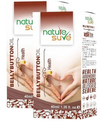 Nature Sure Belly Nabhi Oil For Health And Beauty Oil 80 Ml Pack of 2