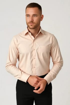 Solid Oxford Cotton Fabric Shirt #21355/3