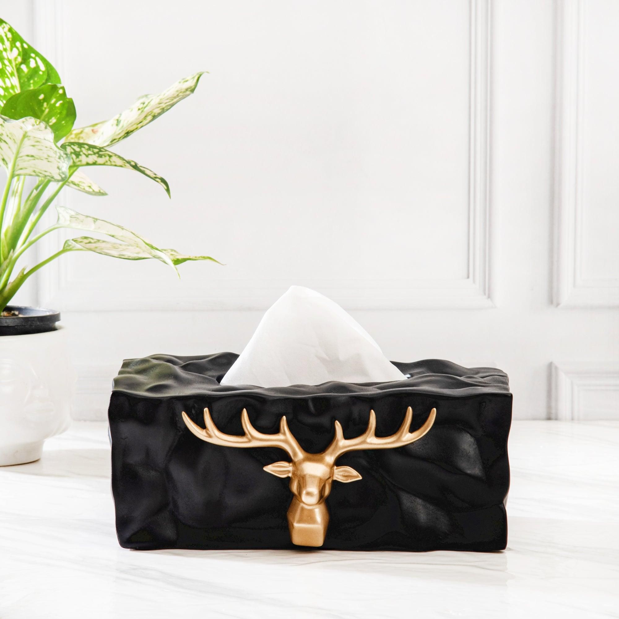 Musk Tissue Box-Black