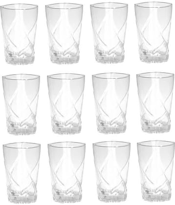 Afast Water/Juice  Glasses Set,  280 ML - (Pack Of 12)
