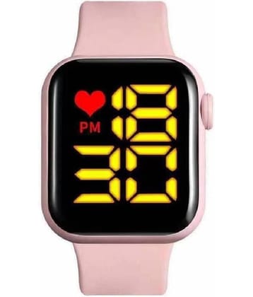 Renaissance Traders - Pink Silicon Digital Womens Watch