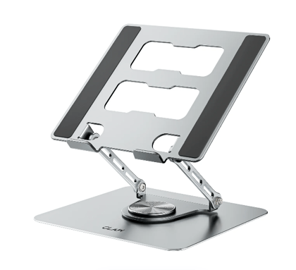 Claw Lift Pro X11 - Metal Laptop Stand with 360 Rotation, Adjustable Angle and 2 USB Port