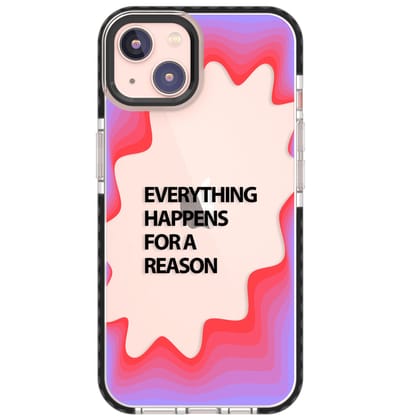 Everything happens for a reason-iPhone 15 Pro Max / Black