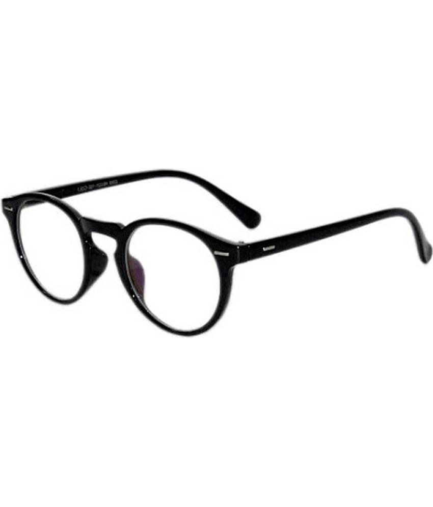 Peter Jones Black Round Spectacle Frame ra2288
