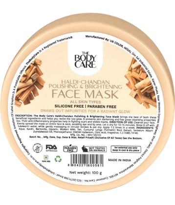 The Body Care Haldi-Chandan Polishing & Brightening Face Mask ( 100g)