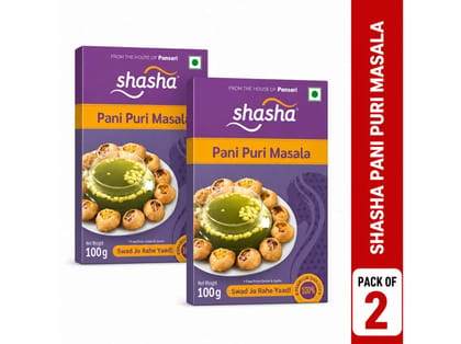 Shasha Pani Puri Masala - 100gm ( Pack of 2 )