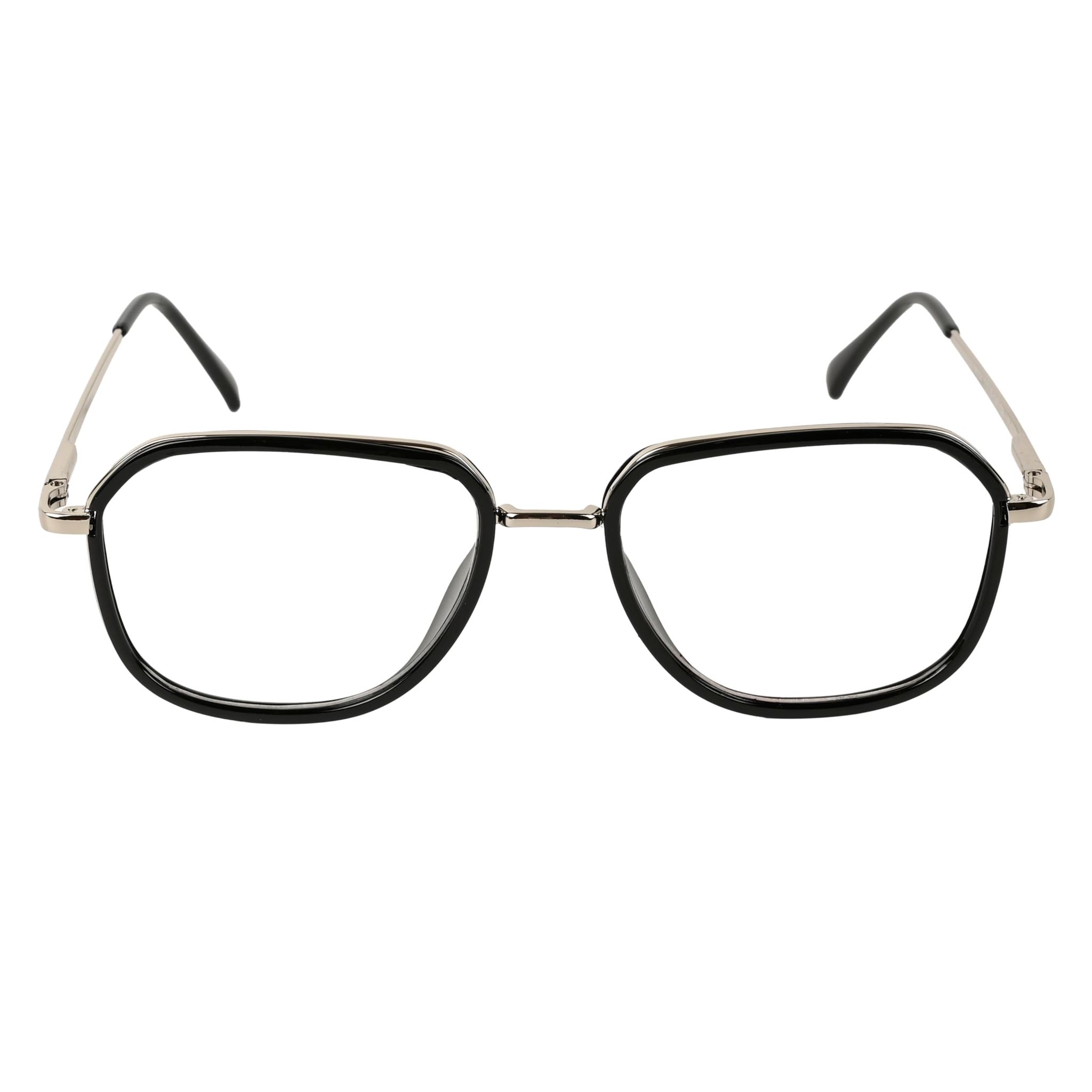 TERRY & CO Zero Power Blue Cut Eyeglasses | Metal Frame | Medium Size | Anti-Reflective, UV Protection, Lightweight | Spring Hinges | Unisex