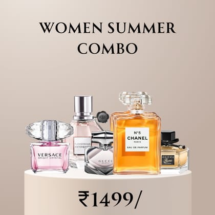 Women Summer Combo 25ml X 5 Perfumes