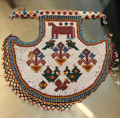 Vintage Beadwork Pankhi