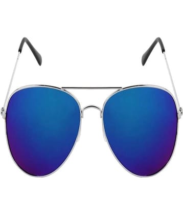 David Martin Silver Oversized Sunglasses ( Pack of 1 )