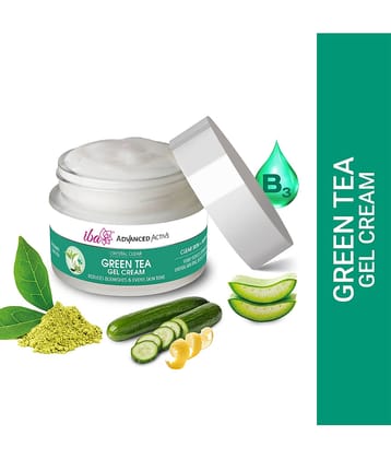Iba Advanced Activs Crystal Clear Green Tea Gel Cream, 50g For Reduces Blemishes & Evens Skin Tone, (Pack of 1)