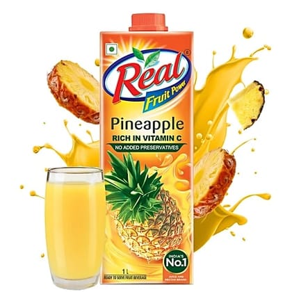 Real Fruit Power Pineapple Juice, 1 L
