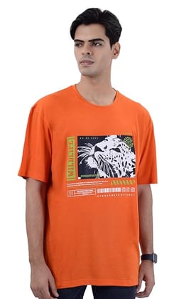 MILLER JOHNSON Men's Cotton Oversized Fit T-Shirt