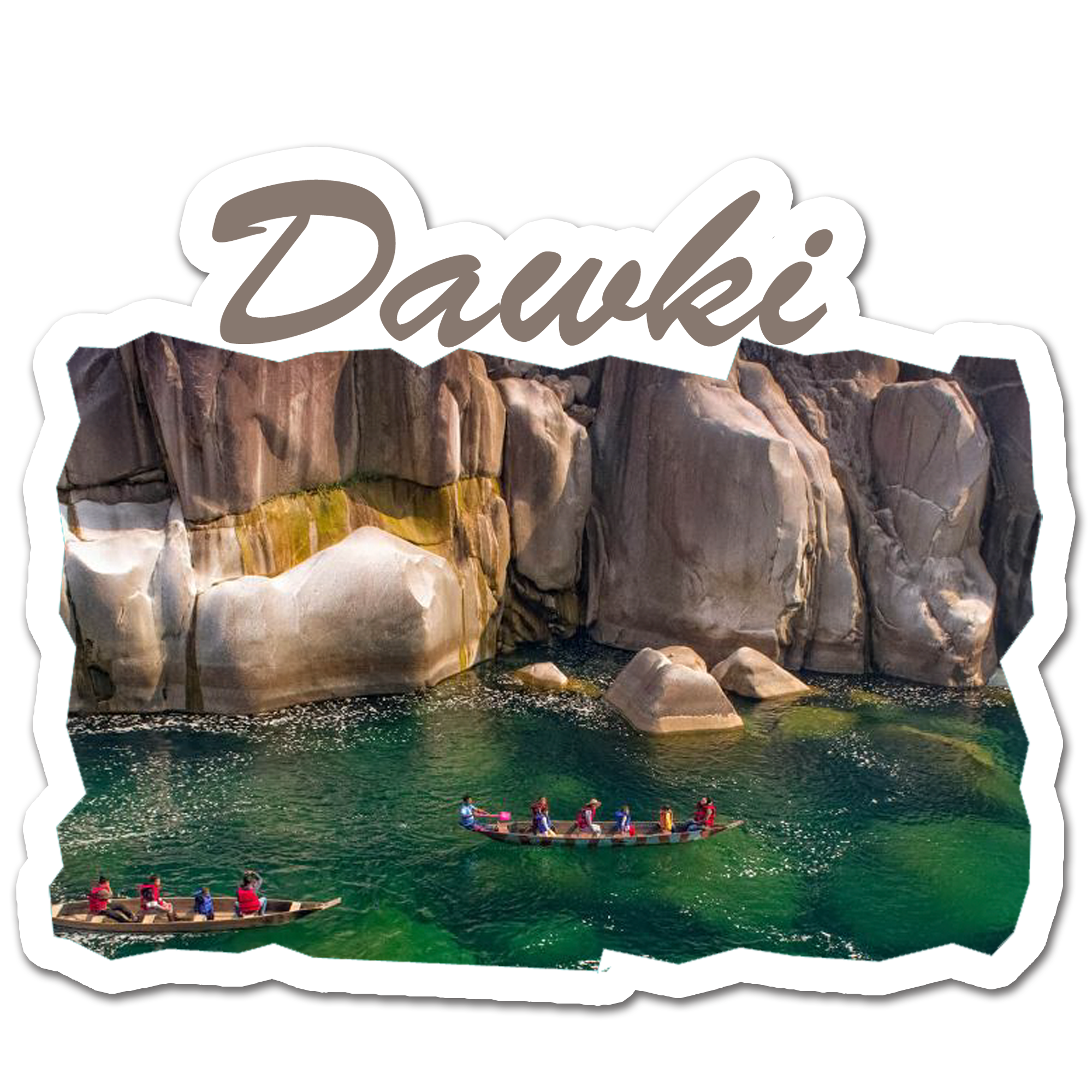 ShopTwiz Dawki (Meghalaya) Awesome City Lovely Door Magnets And Fridge Magnet