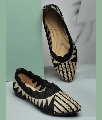 Sneakersvilla Black Women's Casual Ballerinas