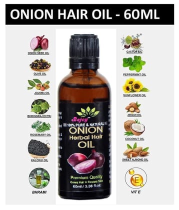 BEJOY Organic ONION Oil-  For Hair Treatment Argan Oil 60 mL
