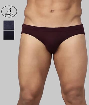 CAVENDRES Pack of 3 Cotton Blend Briefs For Men's ( Multicolor )