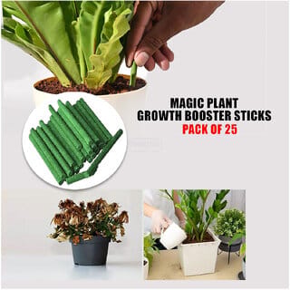 (Pack of 2) Plant Growth Booster Sticks - Balanced Nutrition for All Plants - 25 Sticks Per Pack