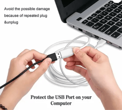 USB Extension Cable MAXICOM TV-out Cable 3 MTR Male to Female USB 3.0 Extension Cable for Printer, PC, External Hard Drive (very Useful for Computer, Laptop, Desktop, LCD, LED) (White) (White, For Computer)(10 M)