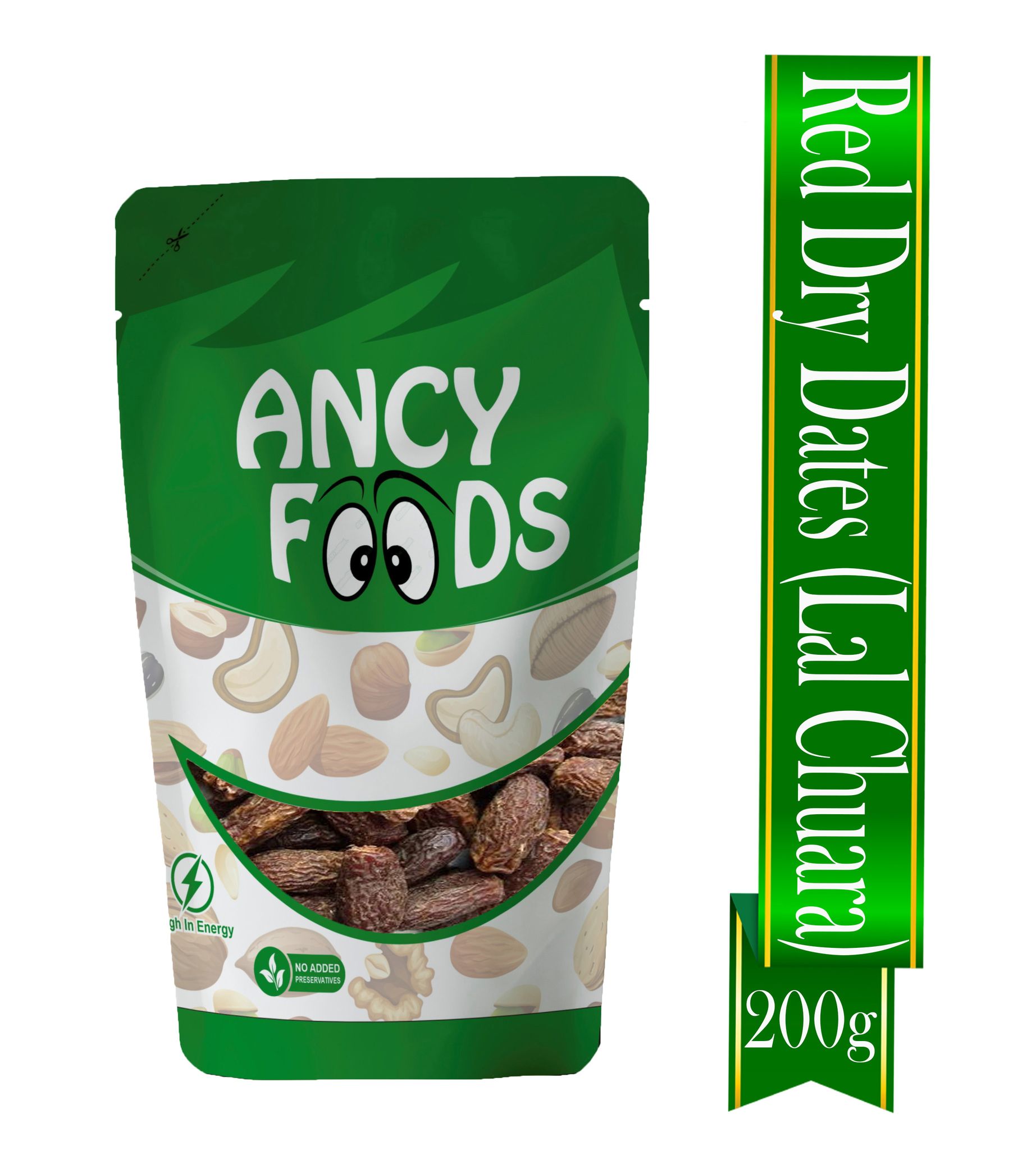 Ancy Lal Chuara 200 Grams Traditional Red Dry Dates | Lal Sukha Khajoor Known For Their Natural Sweetness | Widely Used in Indian Kitchens for Sweets, Kheer, and Health Recipes | Gives Energ