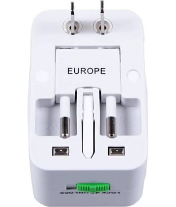 And Retails Universal Worldwide International All In One Travel Ac Adaptor, Power Plug