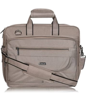 Lorem Grey Faux Leather Office Bag