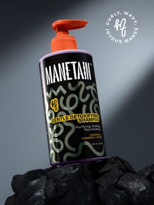 Manetain Gentle Detoxifying Shampoo with Charcoal - 237ml Manetain Gentle Detoxifying Shampoo with Charcoal - 237ml