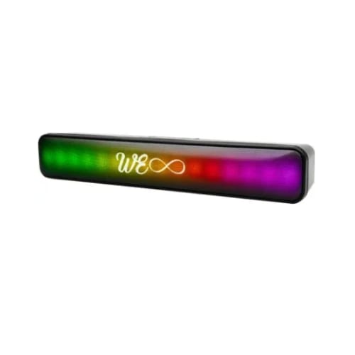 Walta Elite Light-O- Bar Speaker with Mini Soundbar Ouput 10W- Black
