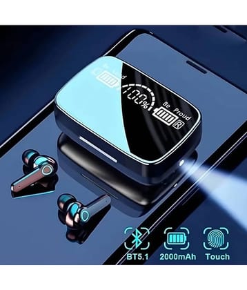 Neo M19 EARBUDS BLUETOOTH Type C True Wireless (TWS) On Ear 4 Hours Playback Active Noise cancellation IPX4(Splash & Sweat Proof) Black