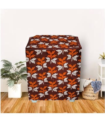E-Retailer Single Polyester Maroon Washing Machine Cover for Universal Semi-Automatic