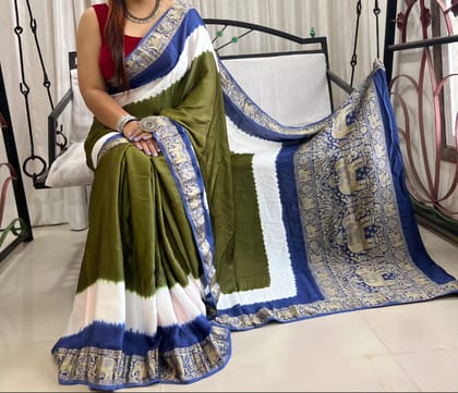 Zari Border Modal Silk Style 2-Zari Border