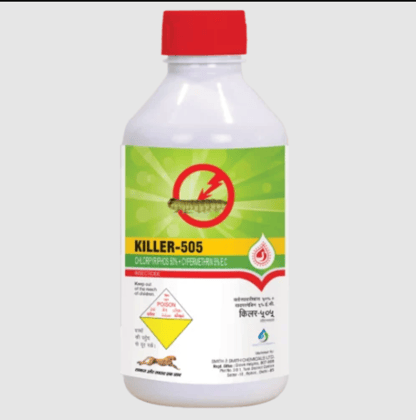 KILLER - 505 CHLORPYRIPHOS 50% + CYPERMETHREIN 5% E.C.