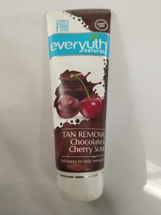Everyuth natural Tan removal Chocolate & Cherry scrub 