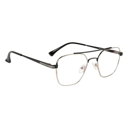 TERRY & CO | Zero Power Blue Cut Eyeglasses | Metal Frame | Medium Size | Anti-Reflective, UV Protection, Lightweight | Spring Hinges | Unisex