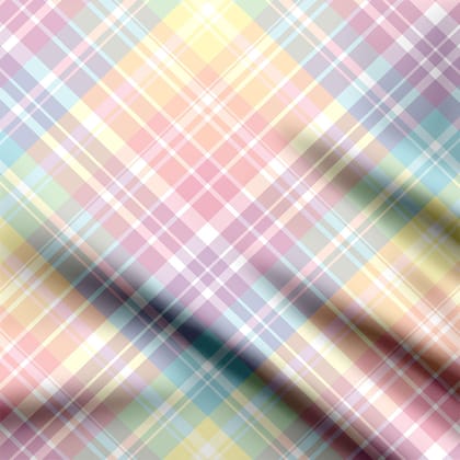 Playful Rainbow Stripes Print Fabric-Cotton