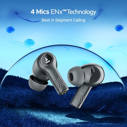boAt Nirvana Ion ANC | Wireless Earbuds with Active Noise Cancellation, ENx Technology, 120 Hours Playback, BEAST Mode boAt Nirvana Ion ANC | Wireless Earbuds with Active Noise Cancellation, ENx Technology, 120 Hours Playback, BEAST Mode - Blazing Comet