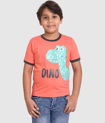 Neo Garments Pack of 2 Boys Cotton Polo T-Shirt ( Orange )