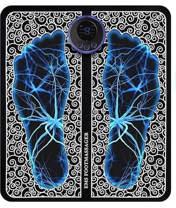Rechargeable EMS Foot Therapy Massager Mat, Multi-Mode Foot and Calf Relaxation Device for Daily Wellness