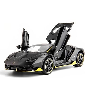 Lamborghini Car Toy Die-Cast Metal Car Model Car Pull Back Car Super Car With Openable Doors With Sound & Light For Birthdays Gift
