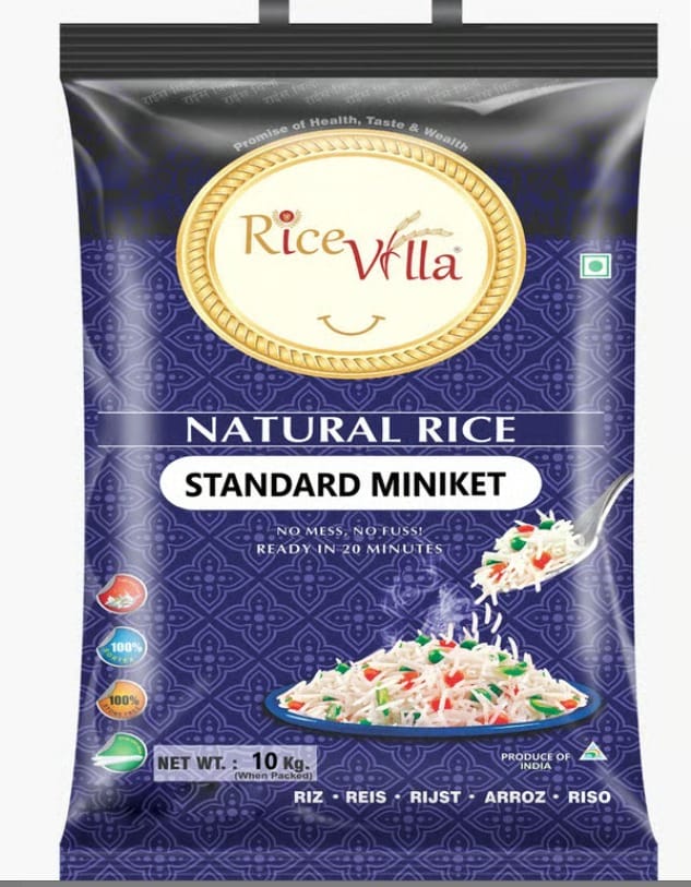 Rice Villa | Standard Minilket | Rice | 10 kg | Miniket Rice