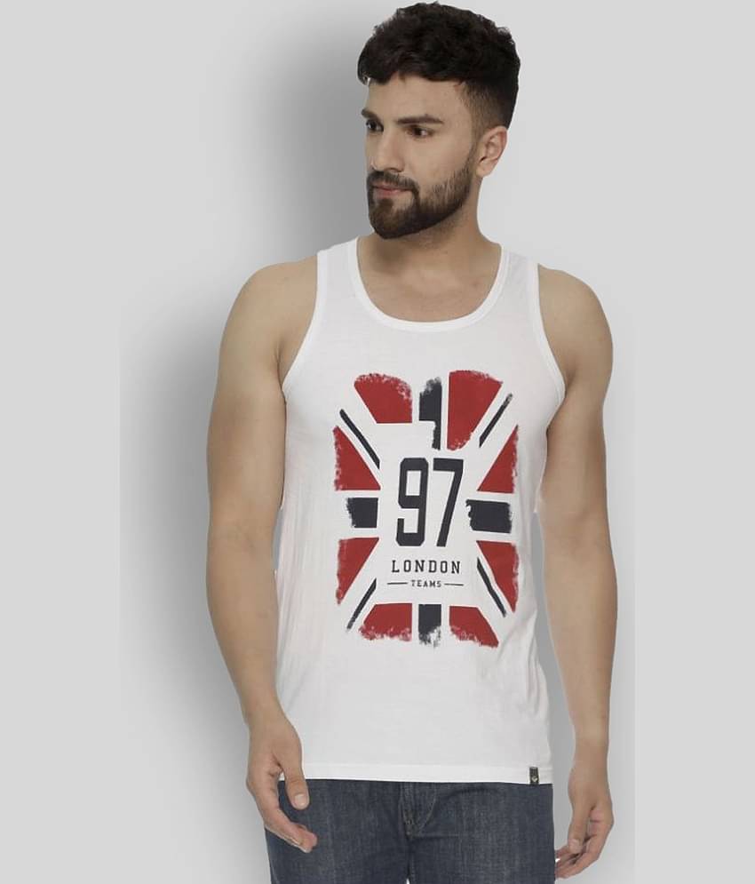 Veirdo Pack of 1 Cotton Regular Fit Men's T-Shirt ( White )