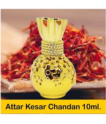 INDRA SUGANDH BHANDAR Attar For Men|Religious Use|Women Kesar Chandan Real Spain Saffron & Sandal Combination Long Lasting Fragrance 10ml Rollon Fancy Pack
