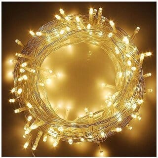 DAYBETTER Yellow 15M Decorative Ladi, Rice, String Led Light Pixel ( Pack of 1 )