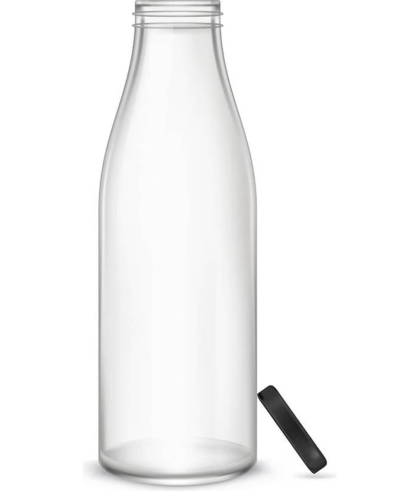 Somil Glass Water Bottle, White, Pack Of 1, 1000 ml